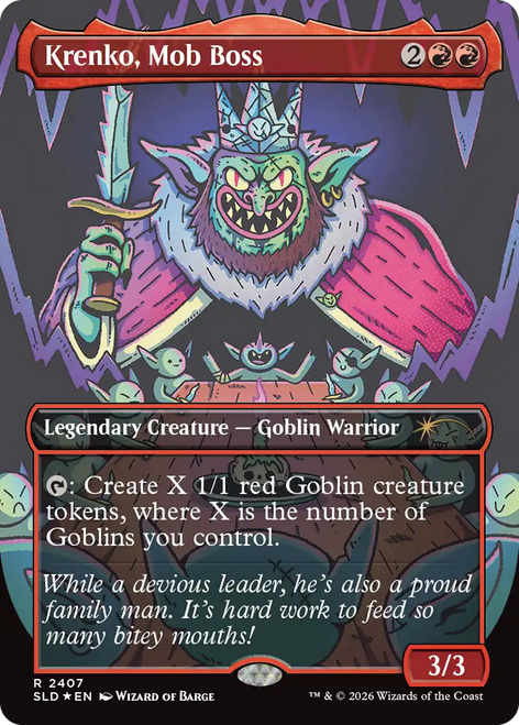 Krenko, Mob Boss (Foil) (Secret Lair - Goblin Storm) | Secret Lair Drops、Magic: The Gathering、kayou