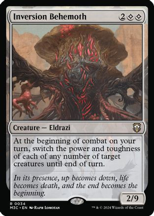 Inversion Behemoth (Ripple Foil) (M3C-034) - Modern Horizons 3 Commander Foil、Wizards of the Coast、kayou