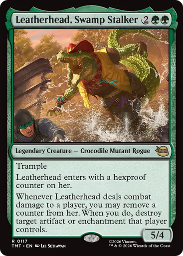 Leatherhead, Swamp Stalker (Foil) | Teenage Mutant Ninja Turtles、Magic: The Gathering、kayou
