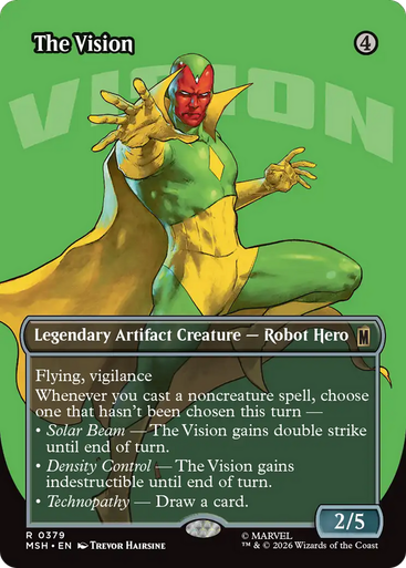 The Vision (Logo Art) | Marvel Super Heroes、Magic: The Gathering、kayou