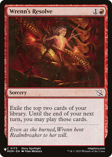 Wrenn's Resolve (LIST-0173) - The List、Wizards of the Coast、kayou