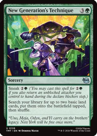 New Generation's Technique (TMT-126) - Teenage Mutant Ninja Turtles、Wizards of the Coast、kayou