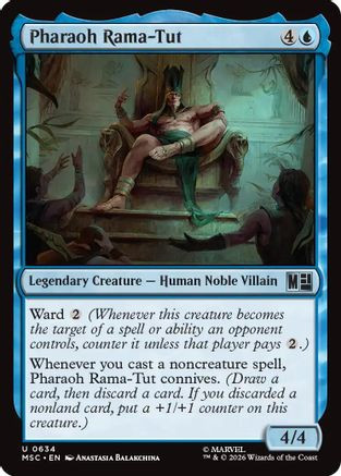 Pharaoh Rama-Tut (MSC-634) - Commander: Marvel Super Heroes、Wizards of the Coast、kayou