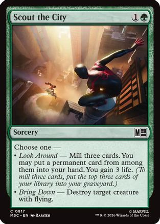 Scout the City (MSC-817) - Commander: Marvel Super Heroes Foil、Wizards of the Coast、kayou