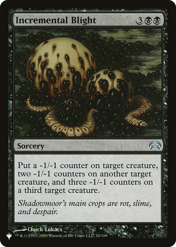 Incremental Blight (LIST-32/169) - The List、Wizards of the Coast、kayou