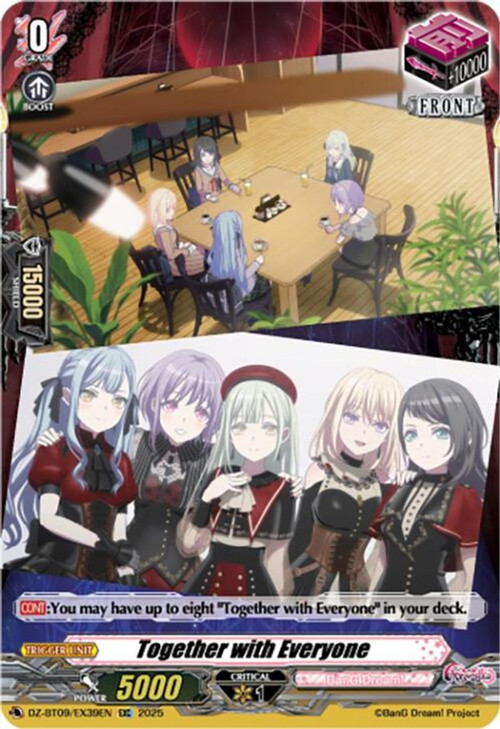 Cardfight Vanguard Trading Card Game Super Brave Detonation EXC Together with Everyone DZ-BT09/EX39EN、ToyWiz、kayou