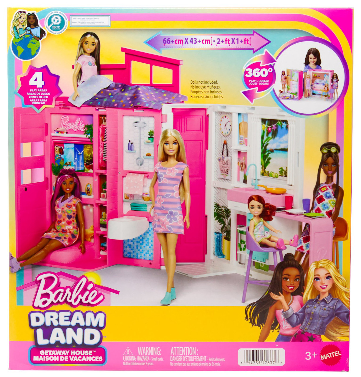 Barbie Dreamland Getaway House Playset、ToyWiz、kayou