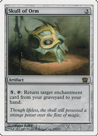 Skull of Orm (8ED-313) - 8th Edition Foil、Wizards of the Coast、kayou