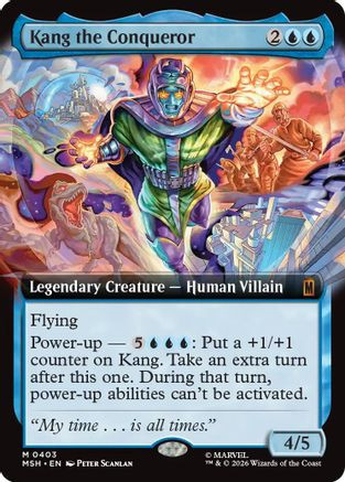 Kang the Conqueror (Extended Art) (MSH-403) - Marvel Super Heroes、Wizards of the Coast、kayou