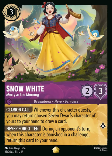 Snow White - Merry as the Morning (Foil) | Wilds Unknown、Disney Lorcana、kayou