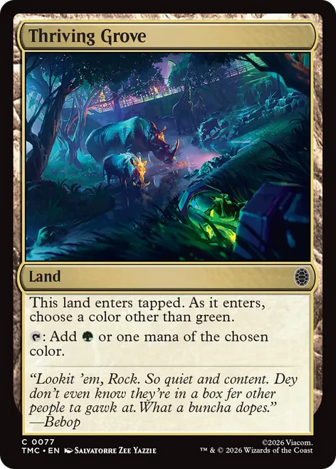 Thriving Grove (Surge Foil) | Teenage Mutant Ninja Turtles Eternal、Magic: The Gathering、kayou
