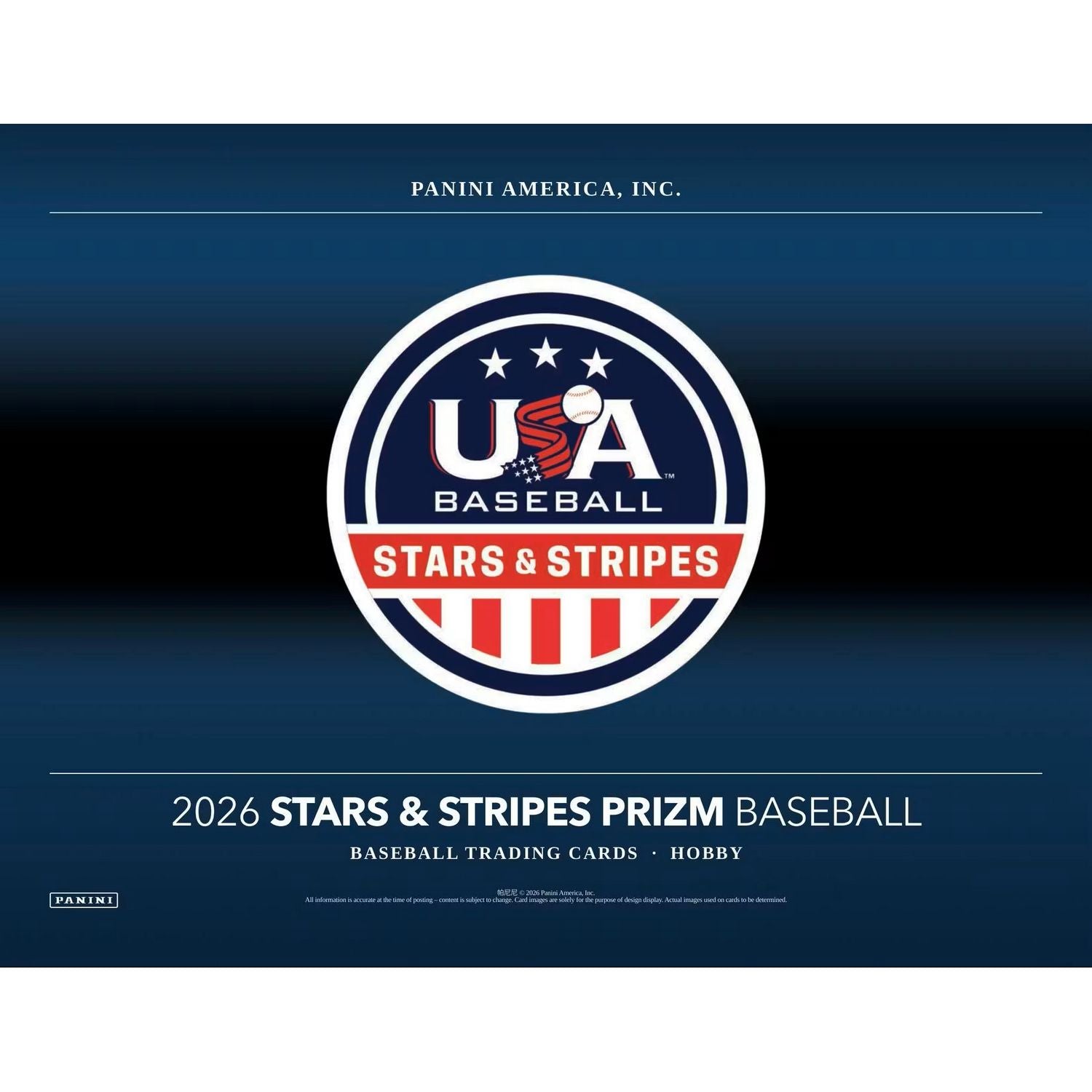 2026 Panini Stars & Stripes Prizm Baseball Hobby Box、Baseball、kayou