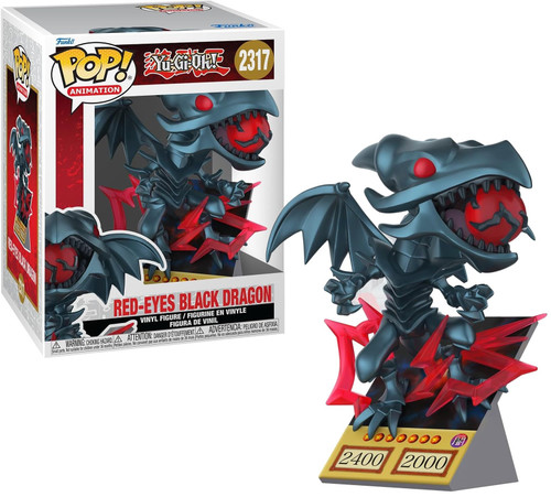 Funko Yugioh POP! Games Red Eyes Black Dragon Deluxe Vinyl Figure Card、ToyWiz、kayou