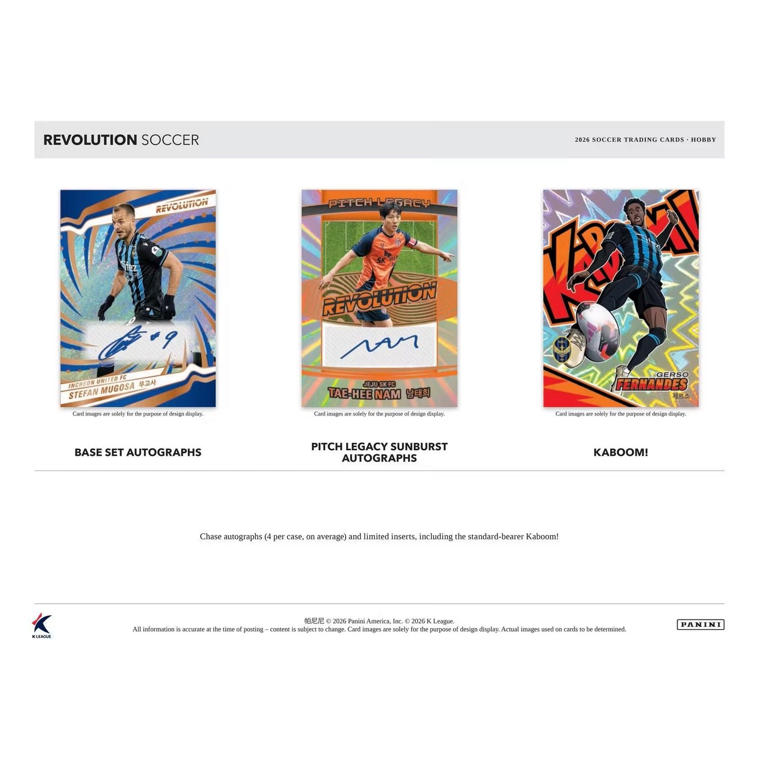 2025-26 Panini Revolution K League Soccer Hobby Box、Panini、kayou