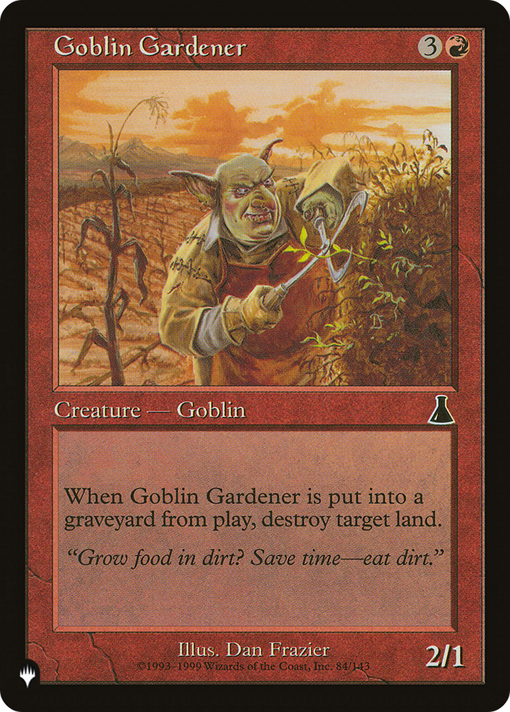 Goblin Gardener (LIST-84/143) - The List、Wizards of the Coast、kayou
