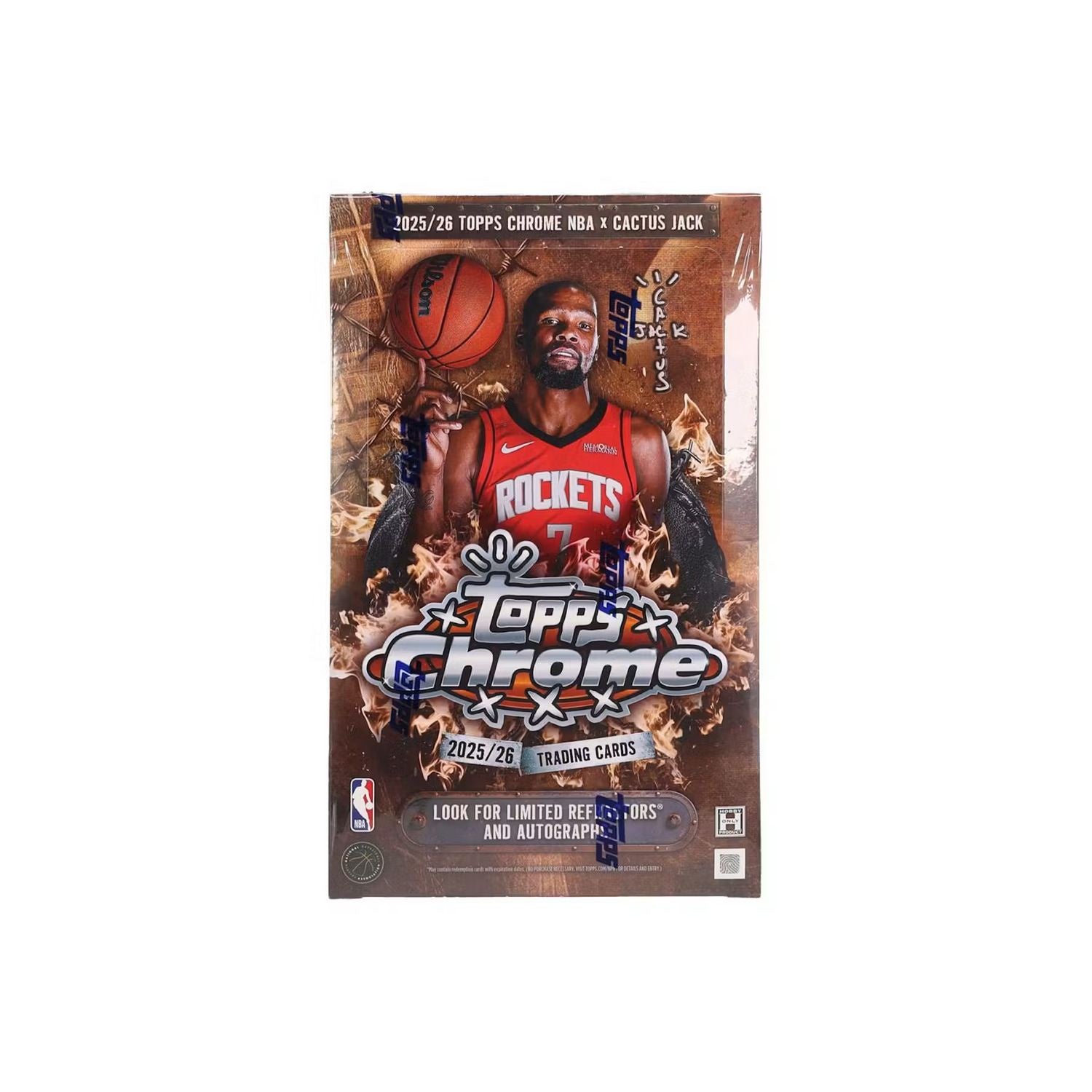 2025-26 Topps Chrome Cactus Jack Basketball Hobby Box、Topps、kayou