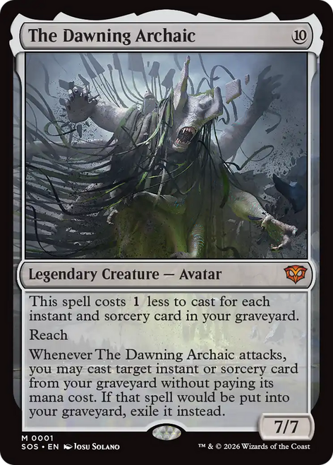 The Dawning Archaic (Foil) | Secrets of Strixhaven、Magic: The Gathering、kayou