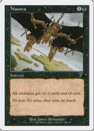 Nausea (7ED-148) - 7th Edition Foil、Wizards of the Coast、kayou
