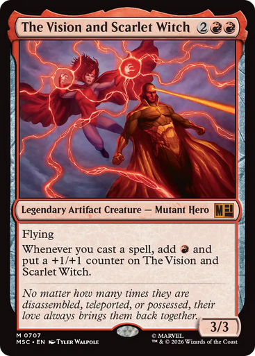 The Vision and Scarlet Witch (Foil) | Marvel Super Heroes Commander、Magic: The Gathering、kayou