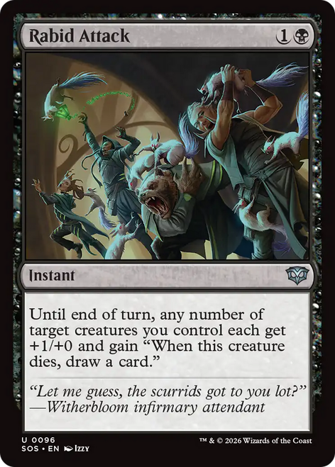 Rabid Attack (Foil) | Secrets of Strixhaven、Magic: The Gathering、kayou