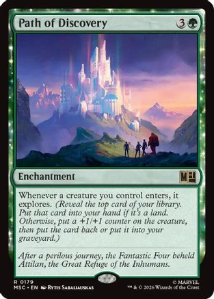 Path of Discovery (Surge Foil) (MSC-179) - Commander: Marvel Super Heroes Foil、Wizards of the Coast、kayou