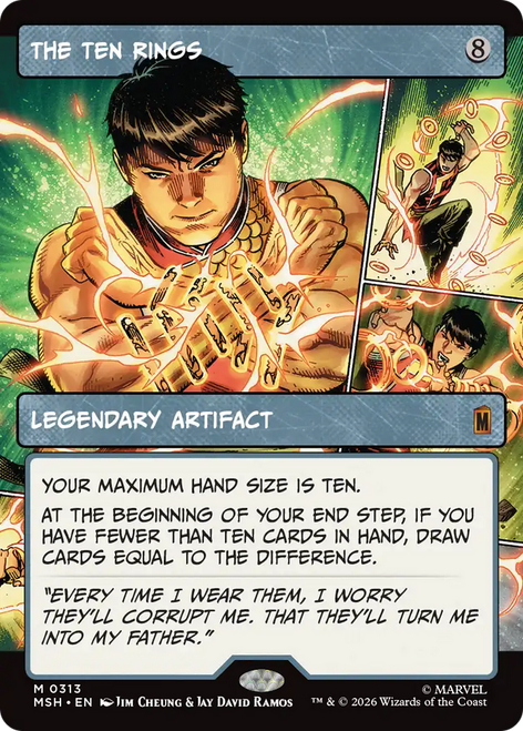 The Ten Rings (Borderless Panel) | Marvel Super Heroes、Magic: The Gathering、kayou