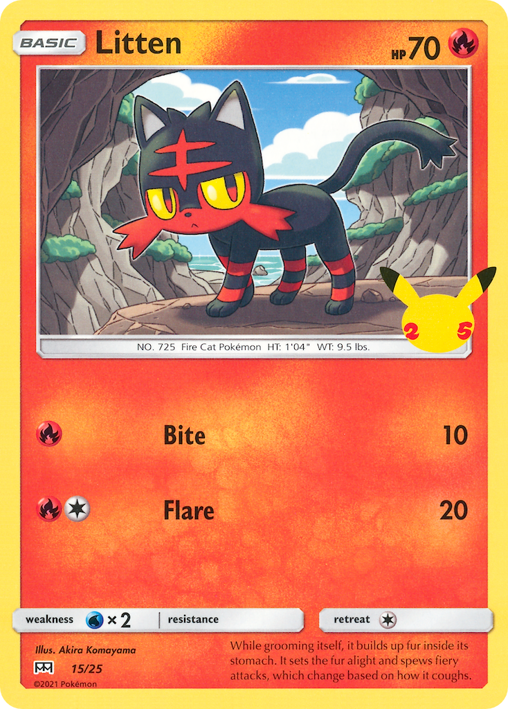 Litten 15/25 - McDonalds Collection 2021 (LP)、The Pokémon Company、kayou