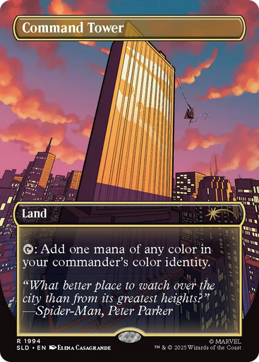 Command Tower (Secret Lair - Marvel's Spider-Man: Heroic Deeds) | Secret Lair Drops、Magic: The Gathering、kayou