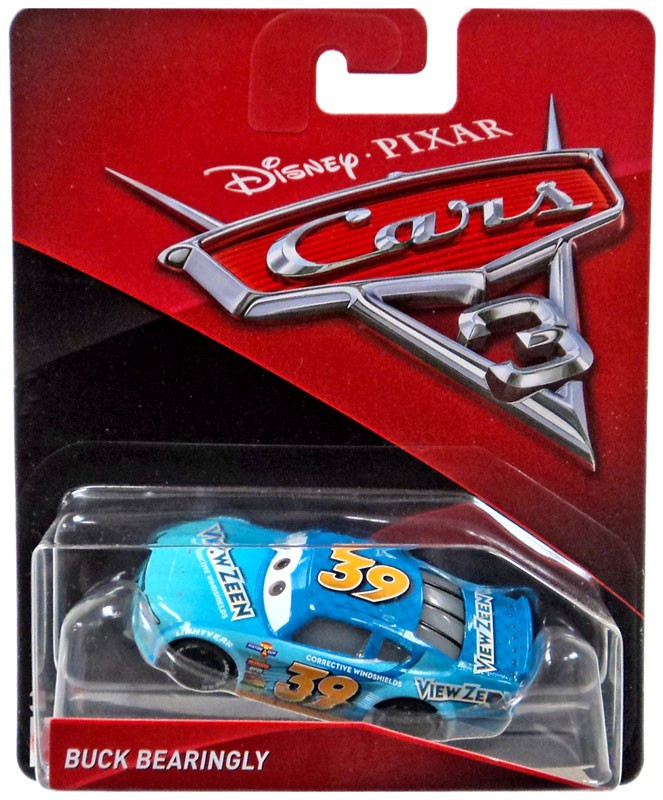 Disney / Pixar Cars Cars 3 Buck Bearingly Diecast Car Damaged Package、ToyWiz、kayou