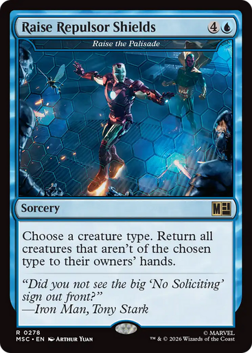Raise the Palisade Raise Repulsor Shields | Marvel Super Heroes Commander、Magic: The Gathering、kayou