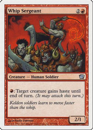 Whip Sergeant (9ED-227) - 9th Edition、Wizards of the Coast、kayou