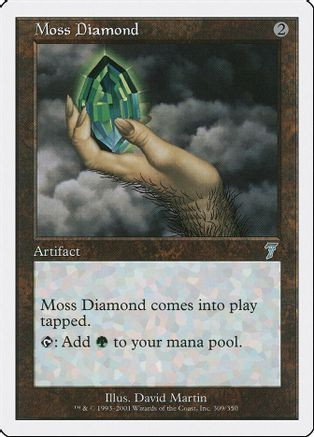 Moss Diamond (7ED-309) - 7th Edition、Wizards of the Coast、kayou