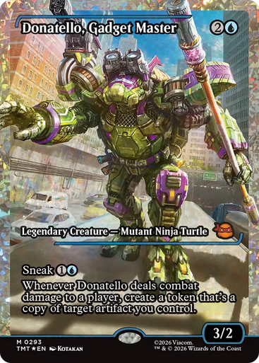 Donatello, Gadget Master (Japan Showcase Fracture Foil) | Teenage Mutant Ninja Turtles、Magic: The Gathering、kayou