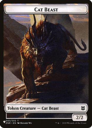 Cat Beast // Shapeshifter (002) Double-Sided Token (LIST-3 // 2) - The List Reprints、Wizards of the Coast、kayou