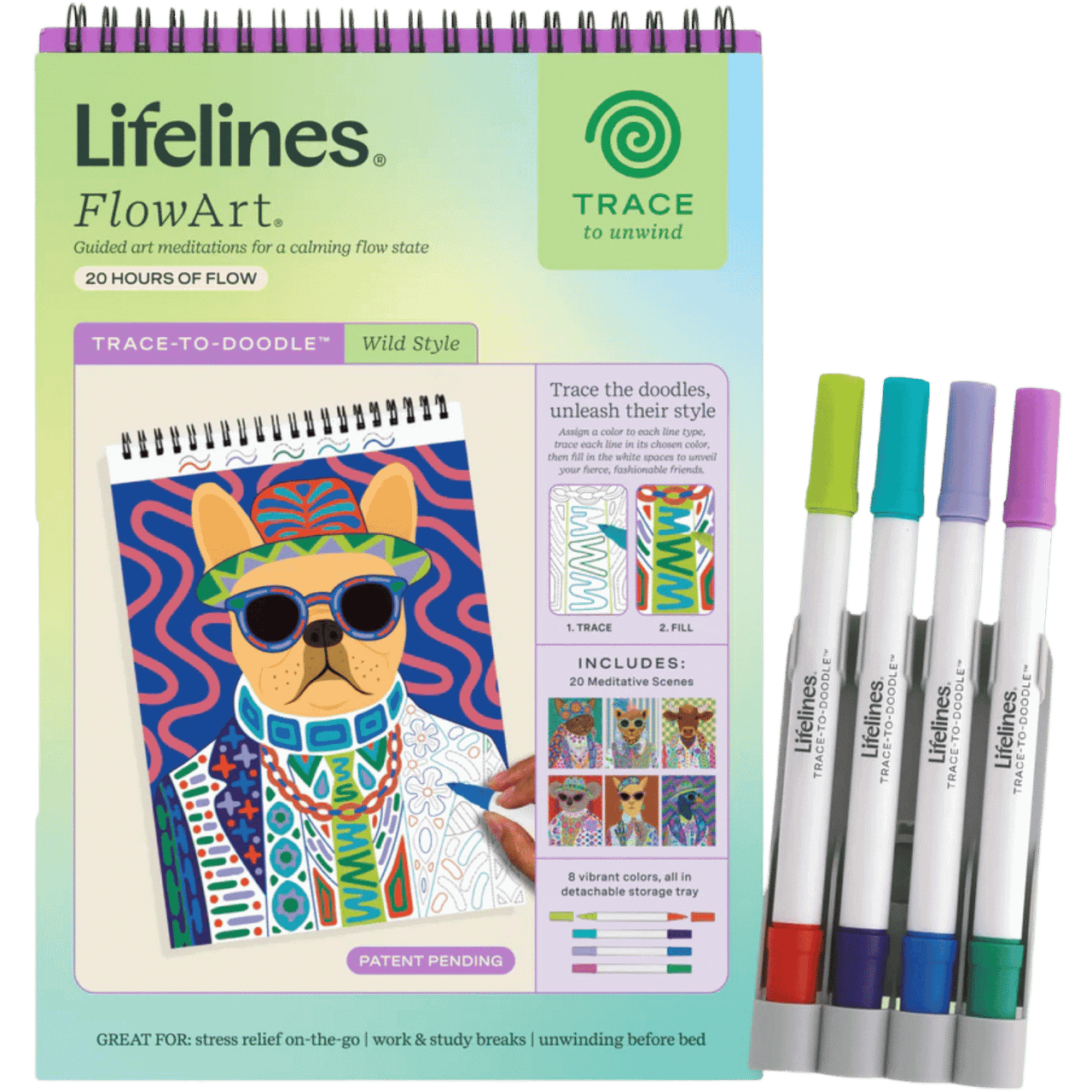 Lifelines FlowArt: Trace-to-Doodle - Wild Style、Lifelines、kayou