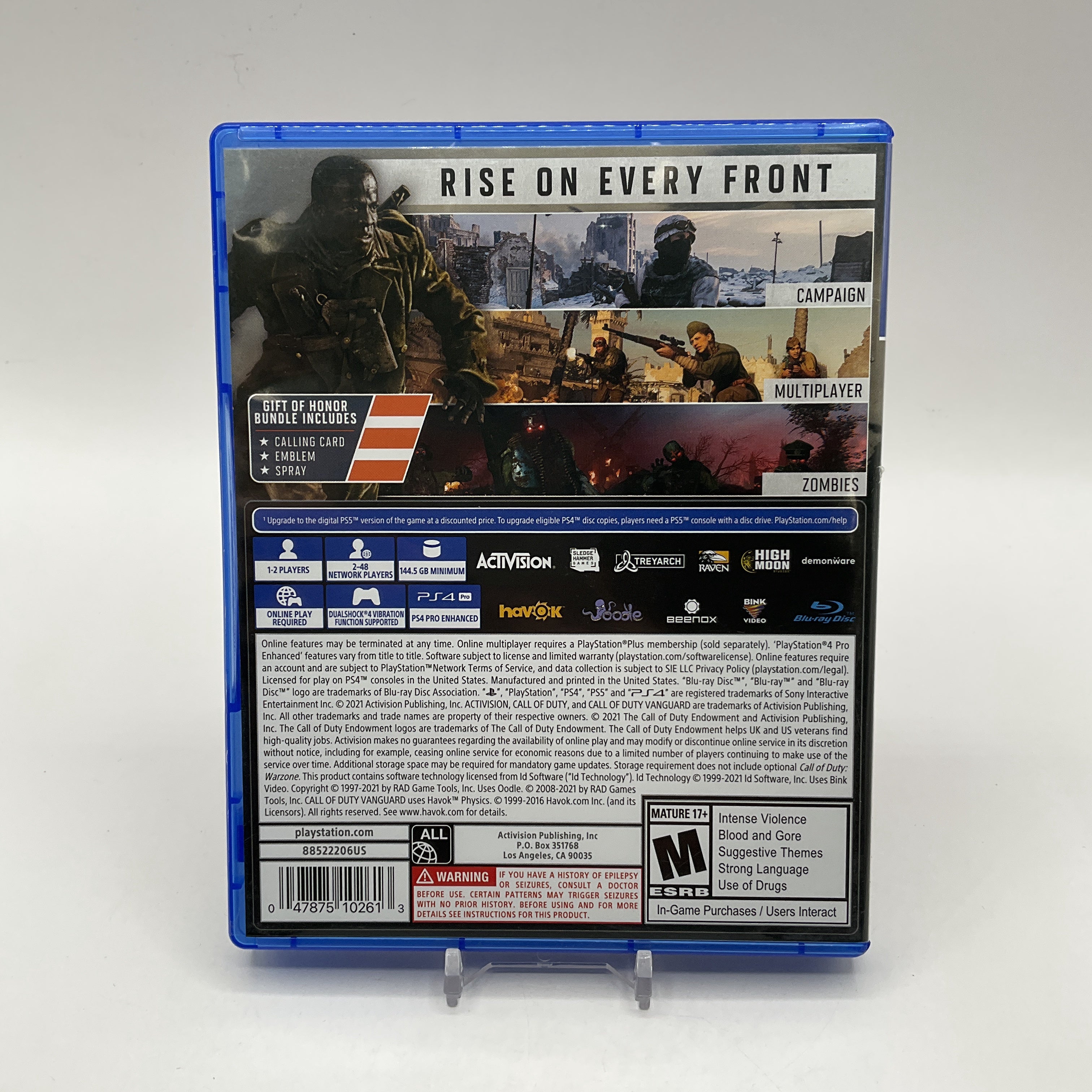 Call of Duty: Vanguard Playstation 4 Used、Collector Store LLC - VG、kayou