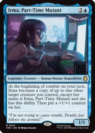 Irma, Part-Time Mutant (TMC-012) - Commander: Teenage Mutant Ninja Turtles、Wizards of the Coast、kayou