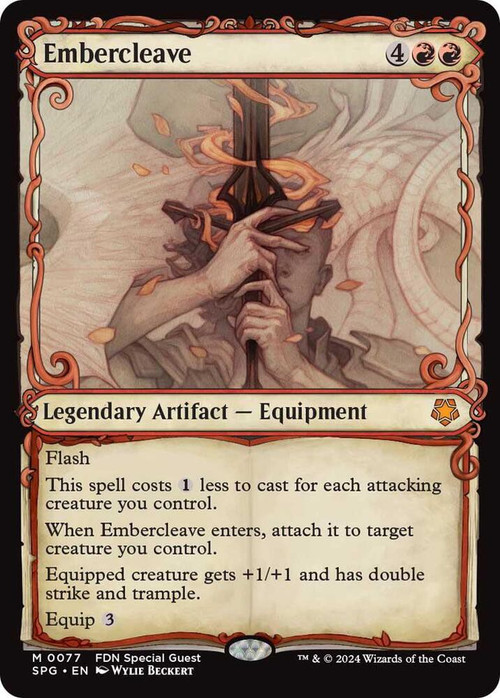 MtG Special Guests Mythic Rare Embercleave #77 Showcase Foil、ToyWiz、kayou