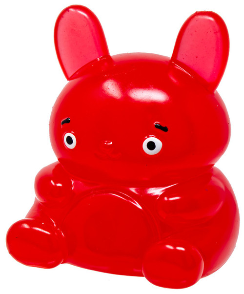 Giant Gummy Buddies Scented Red Bunny 4-Inch Squeeze Toy、ToyWiz、kayou
