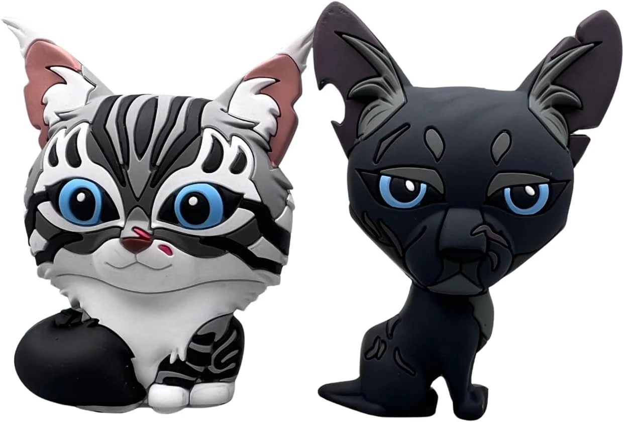 Warrior Cats The New Prophecy Crowfeather & Feathertail 2.75-Inch Mini Figure 2-Pack、ToyWiz、kayou
