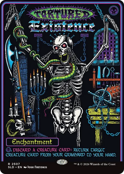 Tortured Existence (Secret Lair - Dungeons & Dragons: Black Lights & Dark Dungeons) | Secret Lair Drops、Magic: The Gathering、kayou