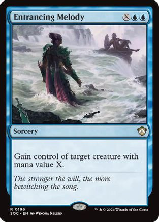 Entrancing Melody (SOC-196) - Commander: Secrets of Strixhaven、Wizards of the Coast、kayou