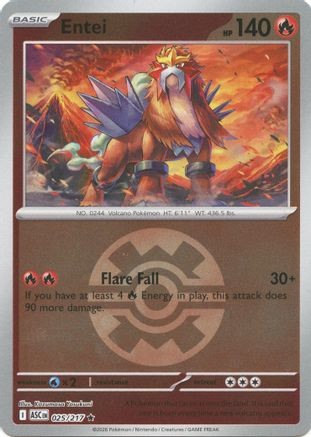 Entei (Quick Ball) 25 - ME Ascended Heroes Reverse Holofoil、The Pokémon Company、kayou