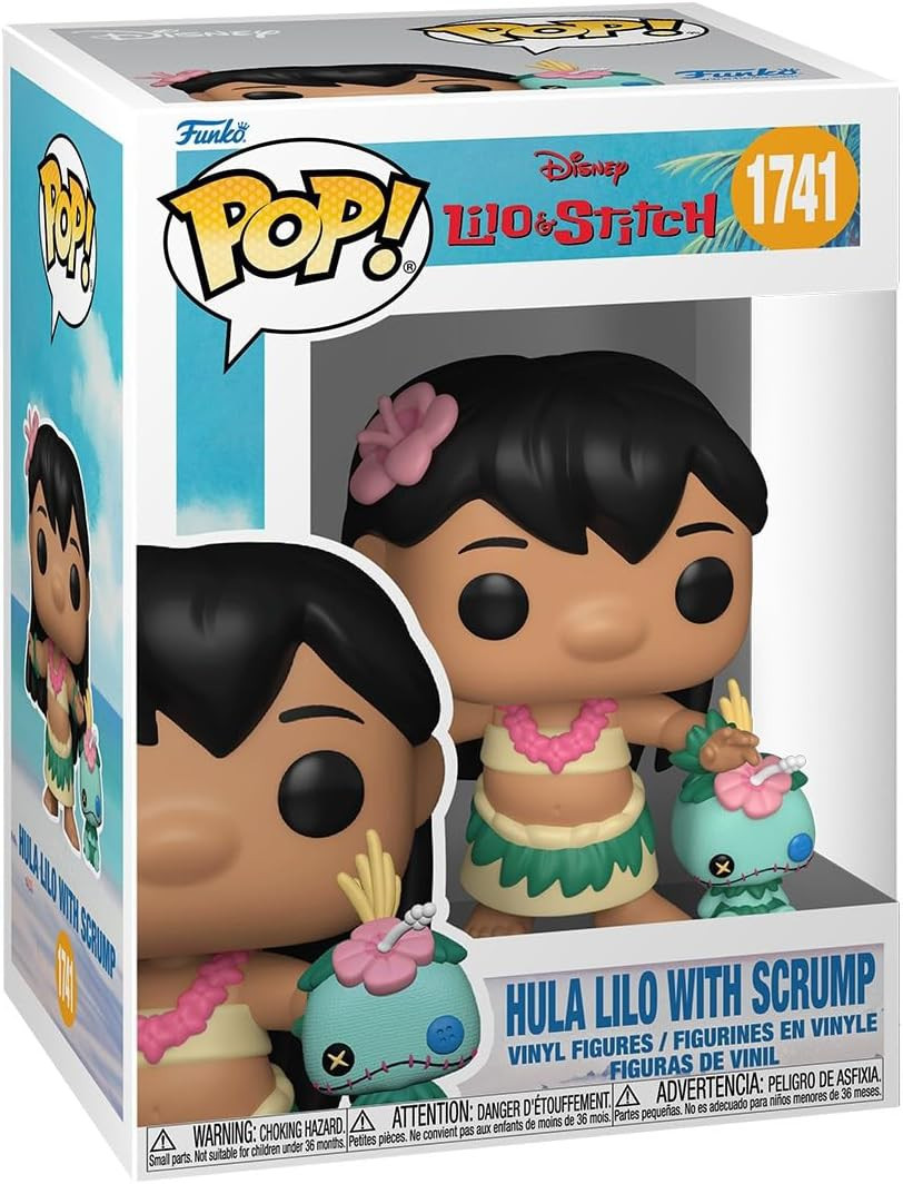 Funko Disney Lilo & Stitch POP! & Buddy Hula Lilo Vinyl Figure #1741 With Scrump、ToyWiz、kayou