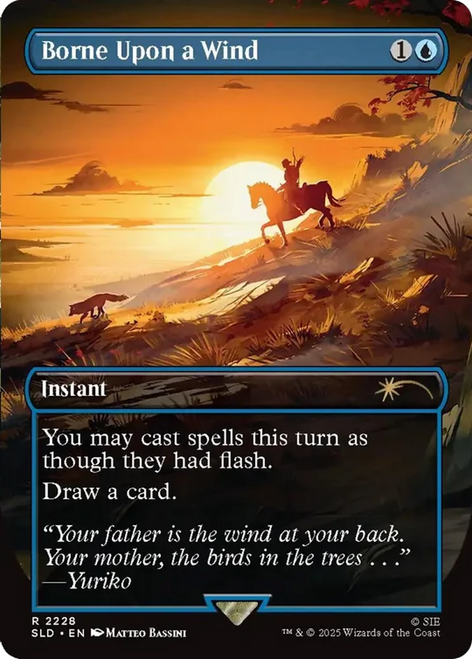 Borne Upon a Wind (Foil) (Secret Lair - Ghost of Tsushima) | Secret Lair Drops、Magic: The Gathering、kayou