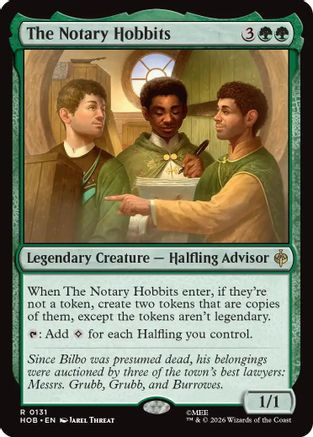 The Notary Hobbits (HOB-131) - The Hobbit Foil、Wizards of the Coast、kayou