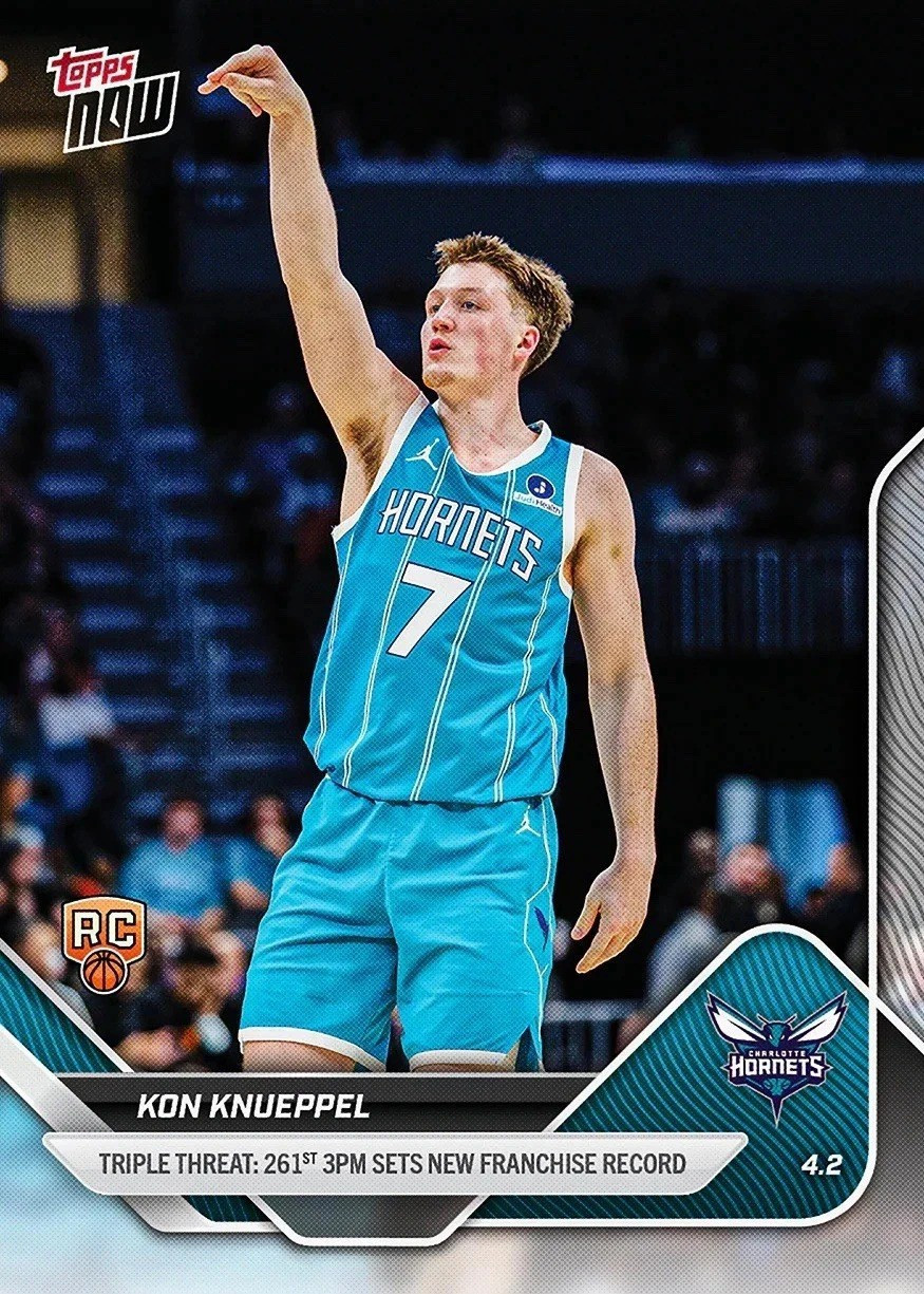 NBA 2025-26 NOW Basketball Kon Knueppel #239 Rookie、ToyWiz、kayou