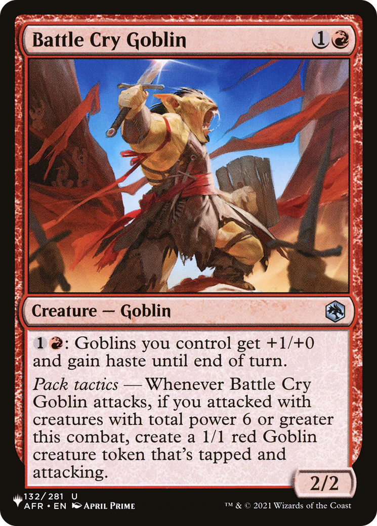 Battle Cry Goblin (LIST-132/281) - The List、Wizards of the Coast、kayou
