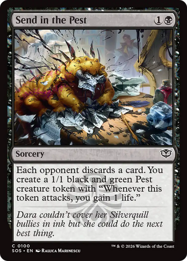 Send in the Pest (Foil) | Secrets of Strixhaven、Magic: The Gathering、kayou