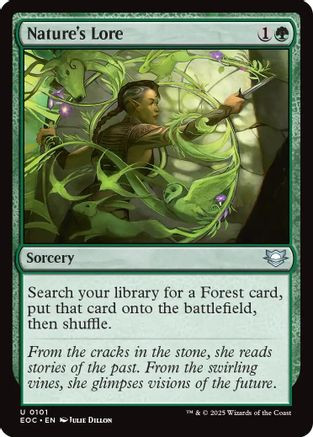 Nature's Lore (EOC-101) - Commander: Edge of Eternities、Wizards of the Coast、kayou